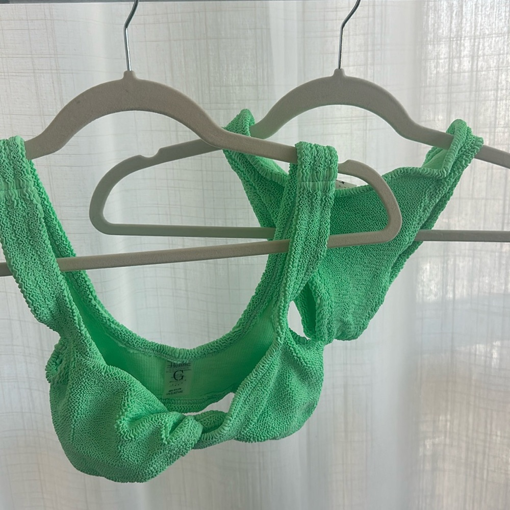 Hunza G Lime Green Bikini Set